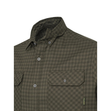 Koszula BERETTA Cadet Flannel Shirt Green & Brown Check